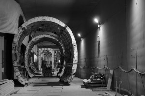 An arch form on the Edmonton Tunnel project.