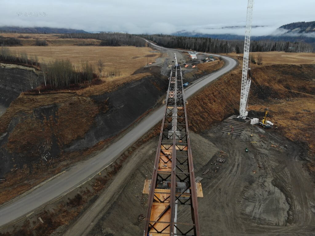 Steel Girders on HIghway 29 realignment project