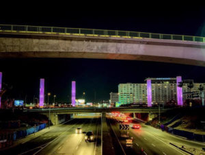 LAX People Mover Construction over Sepulveda Boulevard