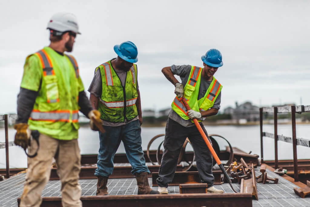 Rodanthe Bridge crew working